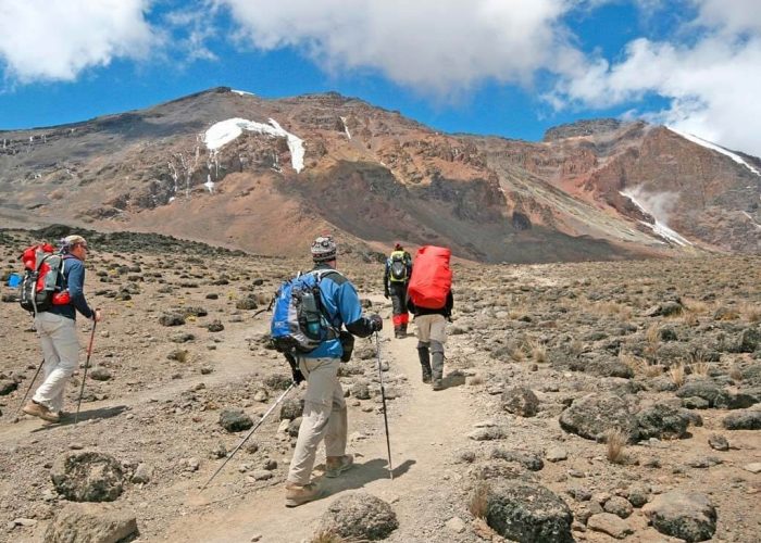 machame climbing route